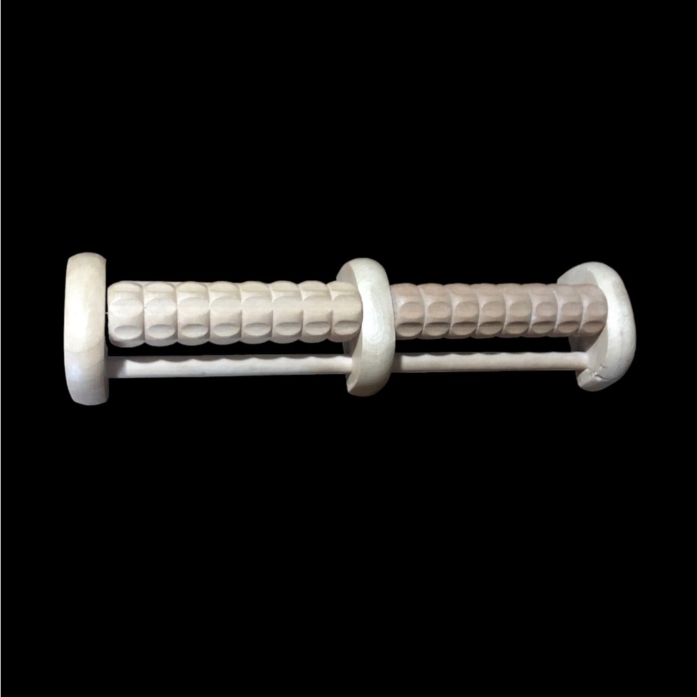 TheraFlow Deep Tissue Foot Massager Roller (Dual Foot). Plantar Fasciitis & Pain